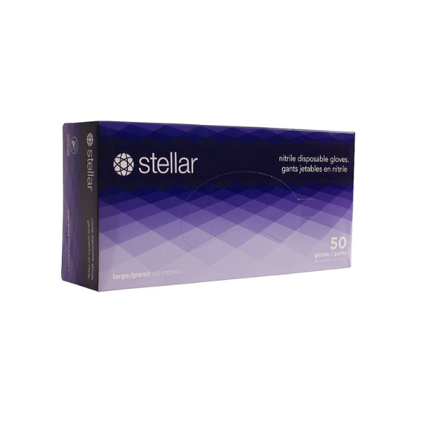 Stellar Eight Nitrile Disposable Gloves, 8 MIL (20 Boxes/CS) (50 Gloves/BX)