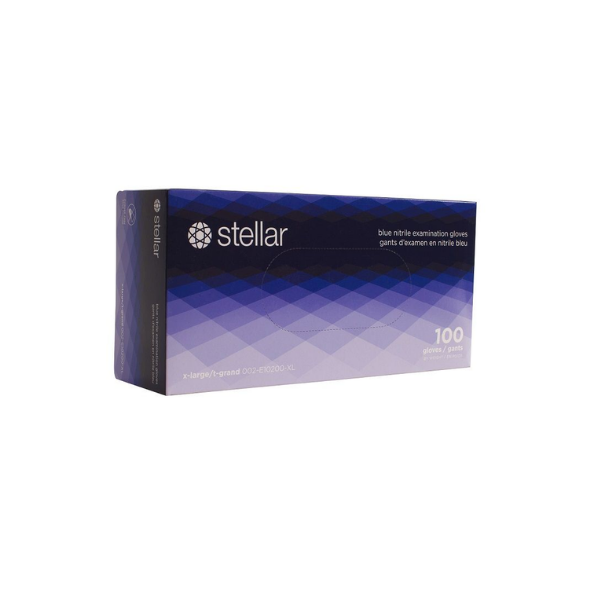 Stellar Plus Nitrile Disposable Gloves, 4.5 MIL (10 Boxes/CS) (100 Gloves/BX)