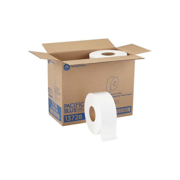 Jumbo Jr. 2-Ply Toilet paper (8 Rolls/CS)